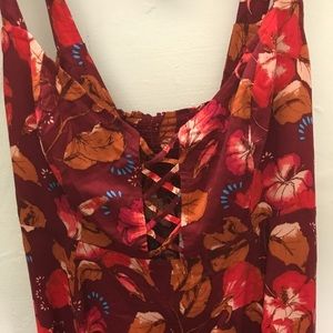 Free People Floral Mini Dress